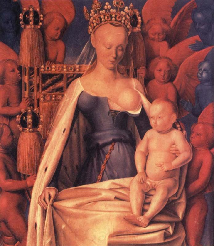 Jean Fouquet Maria mit Kind Norge oil painting art